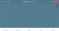 Desktop Screenshot of locumorganiser.com